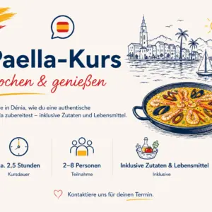 Paella-Kurs (inklusive Zutaten und Lebensmittel)