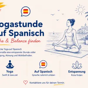 Yogastunde auf Spanisch